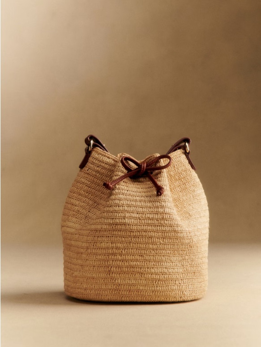 Sezane farrow raffia